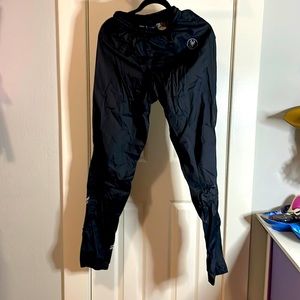 Women's Black Castelli Rain Bike Pants - Small